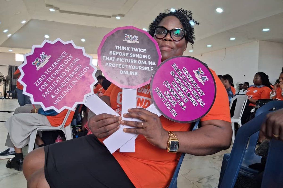 A full house for the Lagos TFSGBV sensitisation.